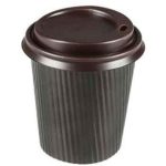 لیوان دوجداره 110 سی سی مشکی با درب بسته 400 عددی